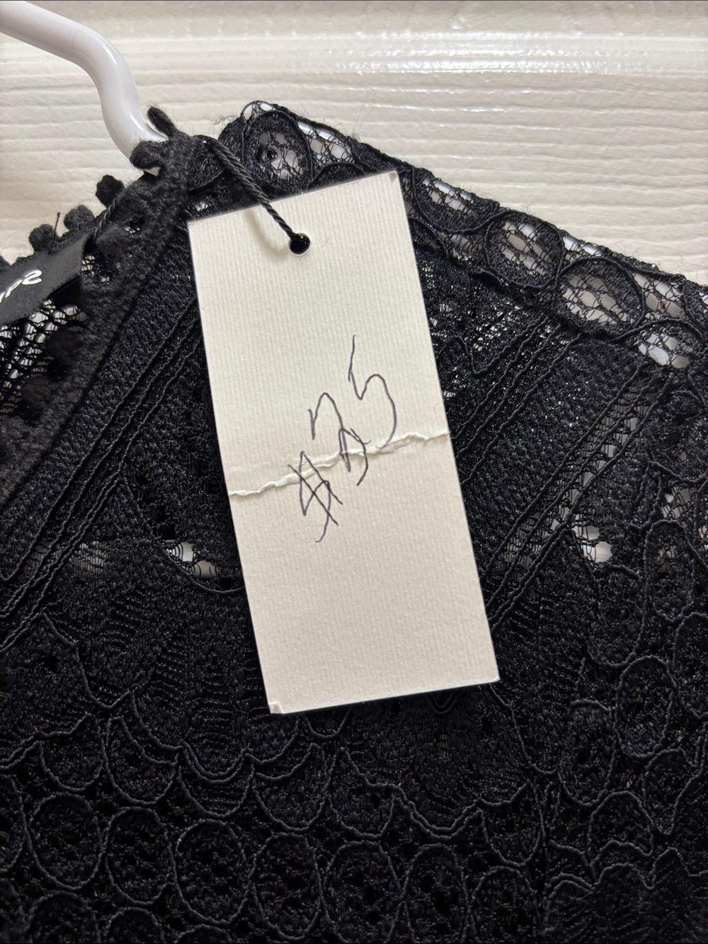 Sugarlips Black Lace Long-Sleeve Sheath Dress - Picture 2 of 8